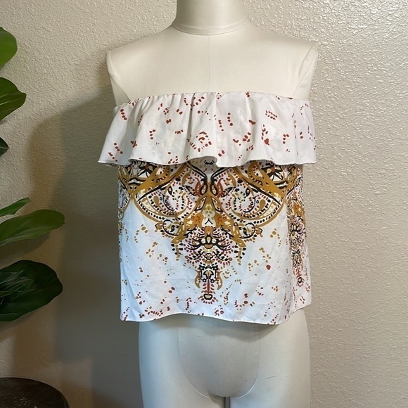 INTIMATELY free people flowy ruffle tube top - Picture 4 of 11